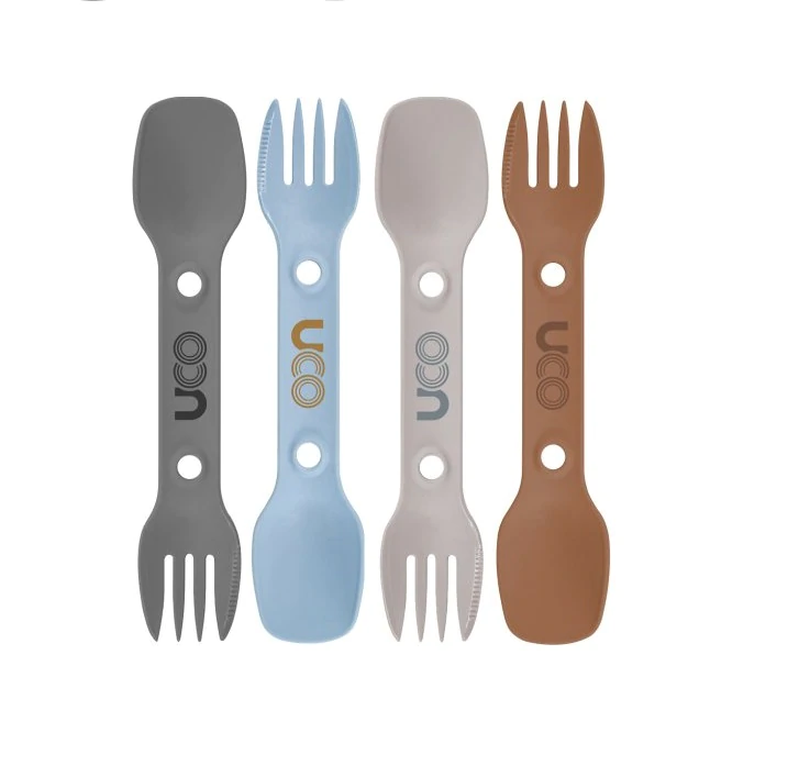 UCO Utility Spork 4-Pack with Lanyard Terra